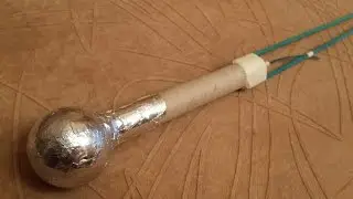 12mm homemade BP rocket with 2"  ball shell C8 to red/12мм ракета с 50мм снарядом С8 в красный