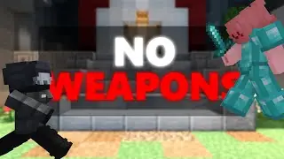 I Survived SOLO BedWars Squads With NO Weapons