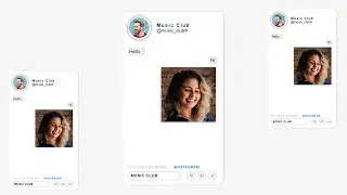 How To Make Instagram Message Box Using | HTML & CSS