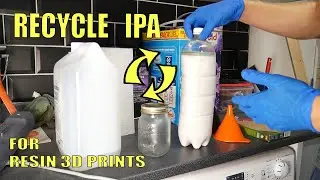 How To Recycle / Re-use  IPA From Resin 3d Prints Fast & Easy