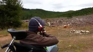 Chris shooting the 20ga.