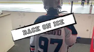 First Training on Ice after Summer - 8 years old