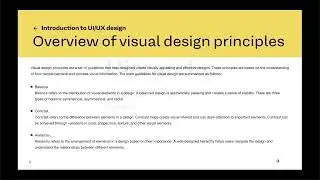 overview of visual design principles