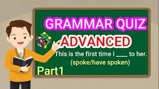 Grammar Quiz:50 Question Level Test-Advanced Part1 | English MasterClass