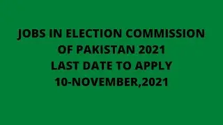 How To Apply Election Commission of Pakistan Jobs 2021|ECP jobs 2021|PO Box 7200 application form