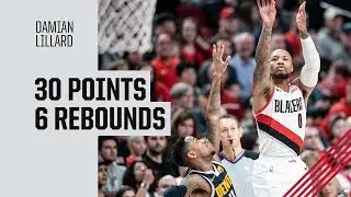 Damian Lillard (30 points) Highlights vs. Denver Nuggets | April 7, 2019