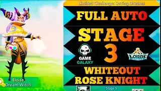 Limited Challenge Saving Dreams Stage 3 Auto Team|Lords Mobile Dream Witch Stage 3 Fully Auto