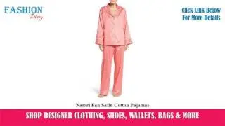 ★★★ Natori Fan Satin Cotton Pajamas ★★★