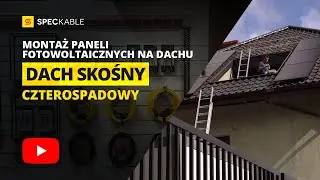 Montaż paneli fotowoltaicznych na dachu - dach skośny czterospadowy