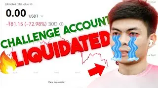 Crypto Day Trading Challenge Account gets LIQUIDATED! 😢