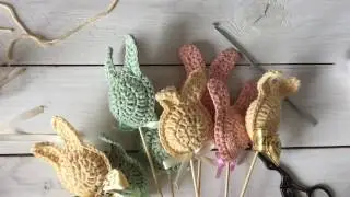 Зайка на Пасху крючком / Мастер класс зайки крючком