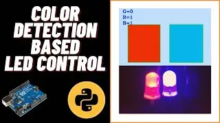 Color Detection Based LED Control Using Python & Arduino | KNOWLEDGE DOCTOR | Mishu Dhar