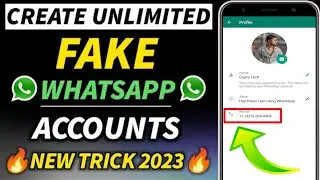 fake whatsapp number || how to create fake whatsapp account