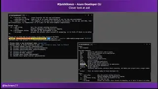 #QuickGlance - Azure Developer CLI (part 3): Closer look at azd