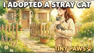 I Rescued a Tiny Stray Kitten 🐾 Heartwarming Ghibli Animation Story