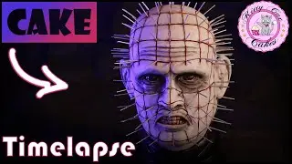 Hellraiser Pinhead CAKE | 3D Cake sculpting | Cake Bust | Halloween Cake