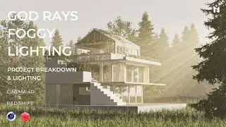 Cinema 4D Foggy Lighting God Rays In Redshift