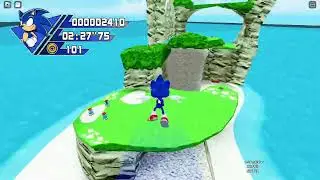 Playing Sonic Onset Adventure