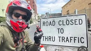 ELECTRIC SCOOTER DOORDASH DRIVER IS A MENACE on the super fast InMotion RS