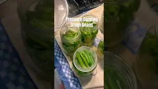 It took me 2 1/2hours to #pressurecanning green beans from start to finish. #homesteadlife #canning