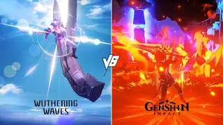 Wuthering Waves vs Genshin Impact - Burst Animation 5-Star