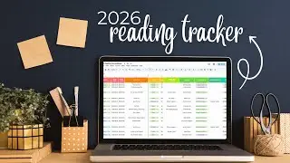 2026 reading tracker (free google sheets spreadsheet template)