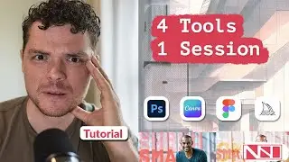 Learn these 4 key design tools in 1 session! Photoshop Figma Canva Midjourney