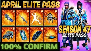 April Elite Pass Free Fire 2022 | Season 47 ELITE PASS Full Video |Noor's Gaming