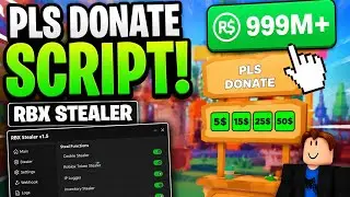 [ 💰 ] NEW!! Pls Donate Auto Steal Robux Script | Not Patched | No Key 