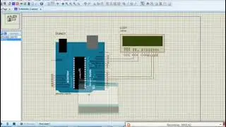 Lcd Display using proteus tool with Arduino