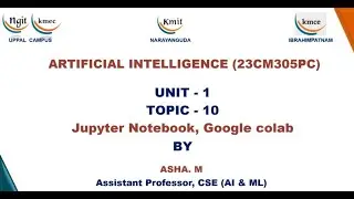 UNIT - 1_Jupyter Notebook, Google colab