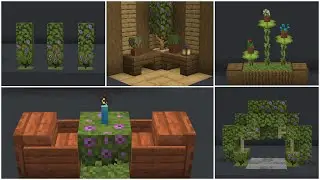 Minecraft 1.18 : Топ 5 декораций для улицы!