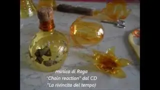 decoro natalizio da bottiglia di plastica