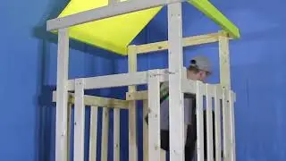 Сборка детской игровой площадки 
