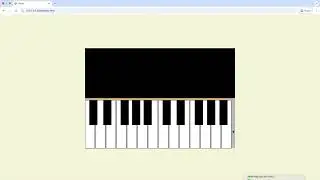 Create a Piano Using HTML, CSS, & JavaScript