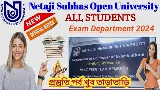 [ NSOU Exam Department Golpark 2024 ] Golpark Kolkata NSOU Exam Department 2024