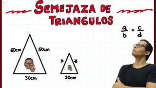 ✌️ Aprende a hallar los valores desconocidos en ejercicios de semejanza de triángulos - SEMEJANZA