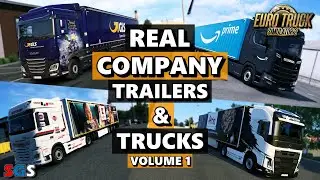 |ETS2 1.47| Real Company Trailers & Trucks - Volume 1 by 