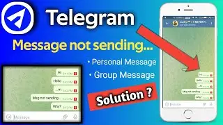 Telegram msg not send, message not sending in telegram, telegram blocked,