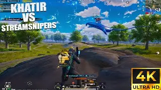 WHAT HAPPEND? WHEN 3 SQUADS TRY TO STREAMSNIPE KHATIR GAMING💀 | GAMELOOP 32BIT HDR+70FPS