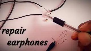 How to repair earphones //fix or repair earphones jack