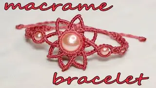 БРАСЛЕТ МАКРАМЕ. MACRAME BRACELET.