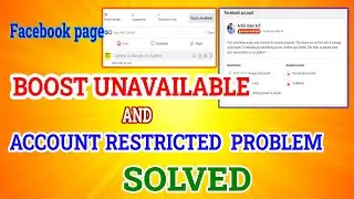 Facebook Boost Unavailable Problem Solve 2022 | Facebook Ad Account Restricted or  Account Disabled