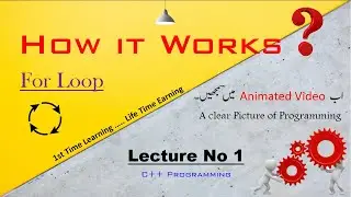 C++ programming | For Loop in c++ | How its work | Understanding with 2D animation