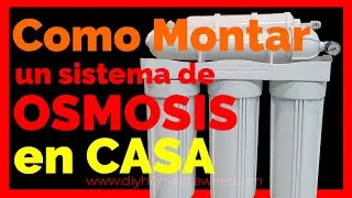 How to set up an 💧OSMOSIS💧 system at HOME🏠