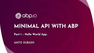 ABP Framework Minimal ASP.NET Core 