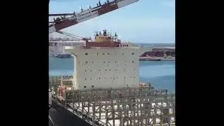 OOCL vessel blamed for crane collapse at Taiwan port