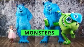 Корпорация Монстров | танцевальное шоу от героев Monsters INC., Салли и Майк Вазовски