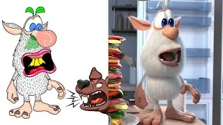 Laugh with Booba Bubble Gum - Cinema hall Best Funny Drawing Meme 🤣| Funny Cartoon Compilation Video