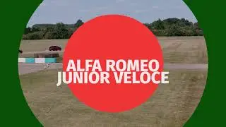 Alfa Romeo Junior Veloce on track at National Alfa Day 2024